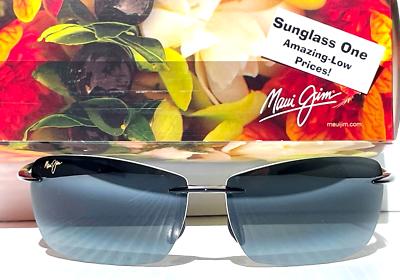 Buy NEW Maui Jim LIGHTHOUSE Gloss Black POLARIZED Grey Lens