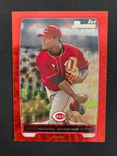 DANIEL CORCINO 2012 BOWMAN PROSPECTS SILVER ICE RED /25 - CINCINNATI REDS *5165