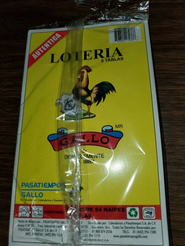Mini Loteria Don Clemente Bingo Spielbretter mit 54 Spielkarten und 8 Brettern - Bild 3 von 4