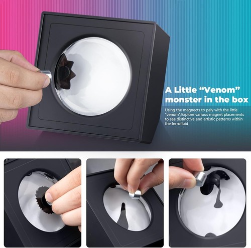 Portable Visual Music Dancing Ferrofluid Lamp: Portable Music Visualizer - Picture 2 of 2
