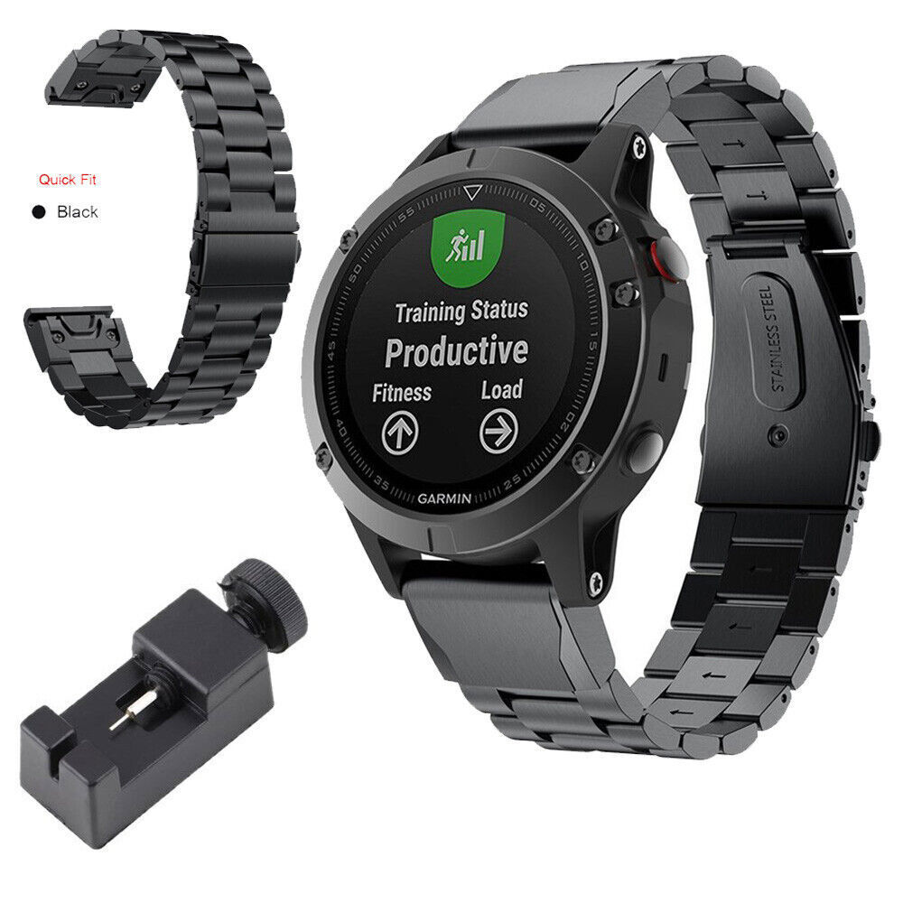 Quick Fit Metal Stainless Steel Wrist Band For Garmin Fenix 5S