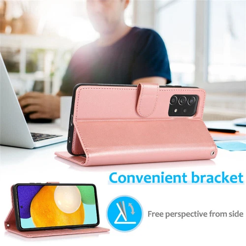 For Samsung S25 S24 S23 S22 S21 S20 FE Ultra Magnetic Leather Cover Wallet Case - Picture 41 of 86