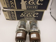 KT66 GEC Valves x 2 Close Matched Pair Used  (1B7)