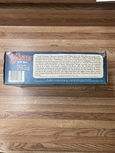 Vintage 1985 Titan Sports Wrestling Superstar View-Master Gift Set Sealed In Box - Picture 6 of 10
