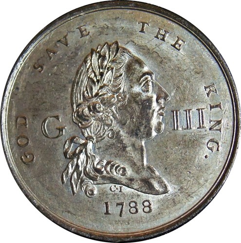 MIDDLESEX. NATIONAL SERIES, BUST OF WILLIAM III. 1788. D&H 186. - Picture 2 of 2