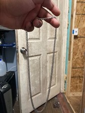 16-36" Stainless Steel Silver Chain Cuban Curb Womens Mens Necklace 3/5/7/9/11mm