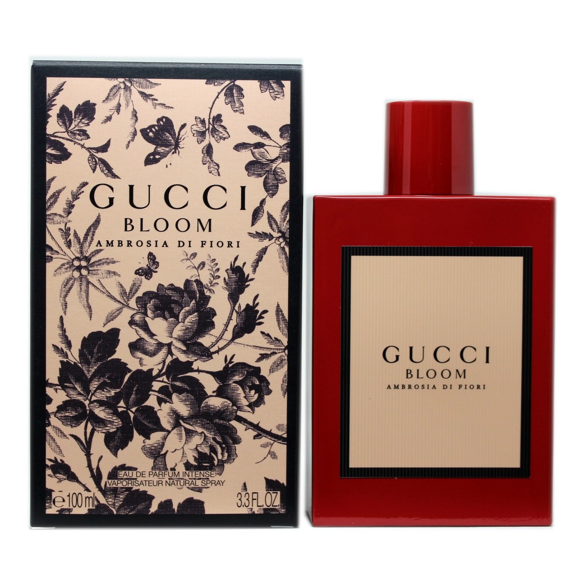 Gucci Bloom Ambrosia Di Fiori Eau De Parfum Intense Spray By Gucci - 3.3 oz Gucci Bloom Ambrosia Di Fiori Eau De Parfum Intense Spray By Gucci - 3.3 oz
