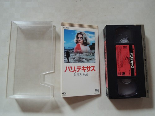 PARIS, TEXAS Wim Wenders Japanese movie VHS japan Original Rare Design - Imagen 2 de 6
