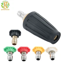 1/4 Inch High Pressure With 5 Spray Nozzles 3600 Psi Rotating Turbine Nozzle Set