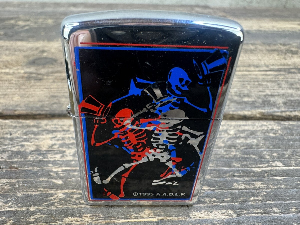 ZIPPOライター グレートフルデッド A.A.D.L.P. 未使用1995年 ZIPPOライター グレートフルデッド A.A.D.L.P. 未使用1995年
