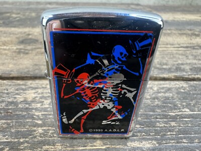 ZIPPOライター グレートフルデッド A.A.D.L.P. 未使用1995年 Greatful Dead Zippo Aadlp 1995 Vintage Lighter | eBay