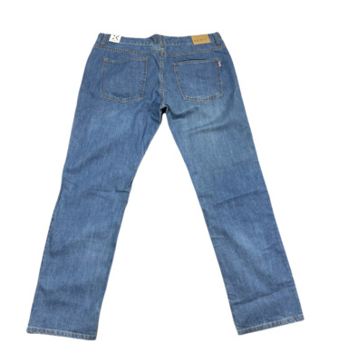 デニム・ジーパン HUECLOSET Blue Western Semi Wide Denim Pants 25KERO362 Vtg Nexst Collection Mens Blue Cloud Wash Jean Denim Pants