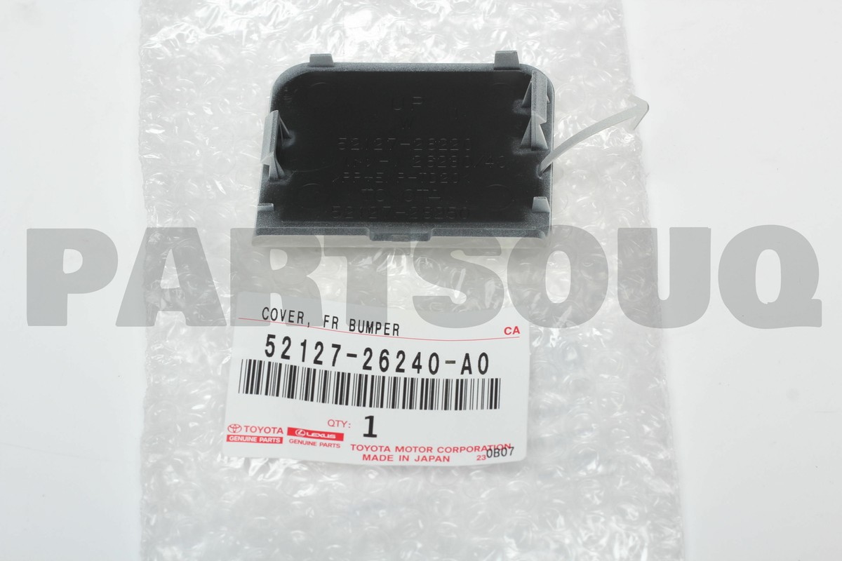 5212726240A0 Genuine Toyota COVER, FRONT BUMPER HOLE 52127-26240