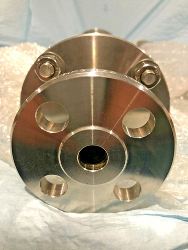 Milton Roy Calibration Pot - 1.5L Glass / FPM Tube, SS316L, 1/2" ANSI 150 Flange - Picture 8 of 11