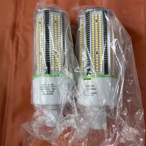 2 Pack 100W Led Corn Cob Light Bulb E26 Medium base CRI 83 140000LM 100-277Vac - Picture 2 of 5