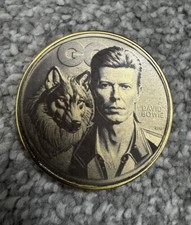 David Bowie Collectors Coin Design 7 GQ Themed Magazine wolf