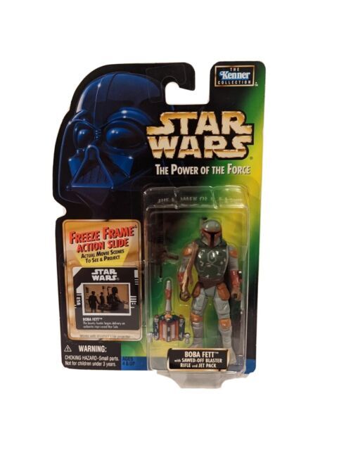 Kenner Star Wars Power of The Force Boba Fett 1997 Action Figure - Green
