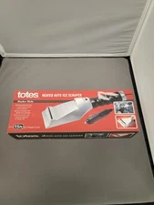 TOTES Heated Auto Car Window Ice Snow Scraper with Built-in Flashlight