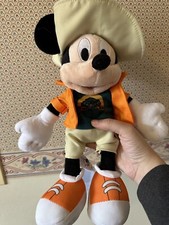 Disney Parks Animal Kingdom Mickey with Safari Outfit Plush Toy