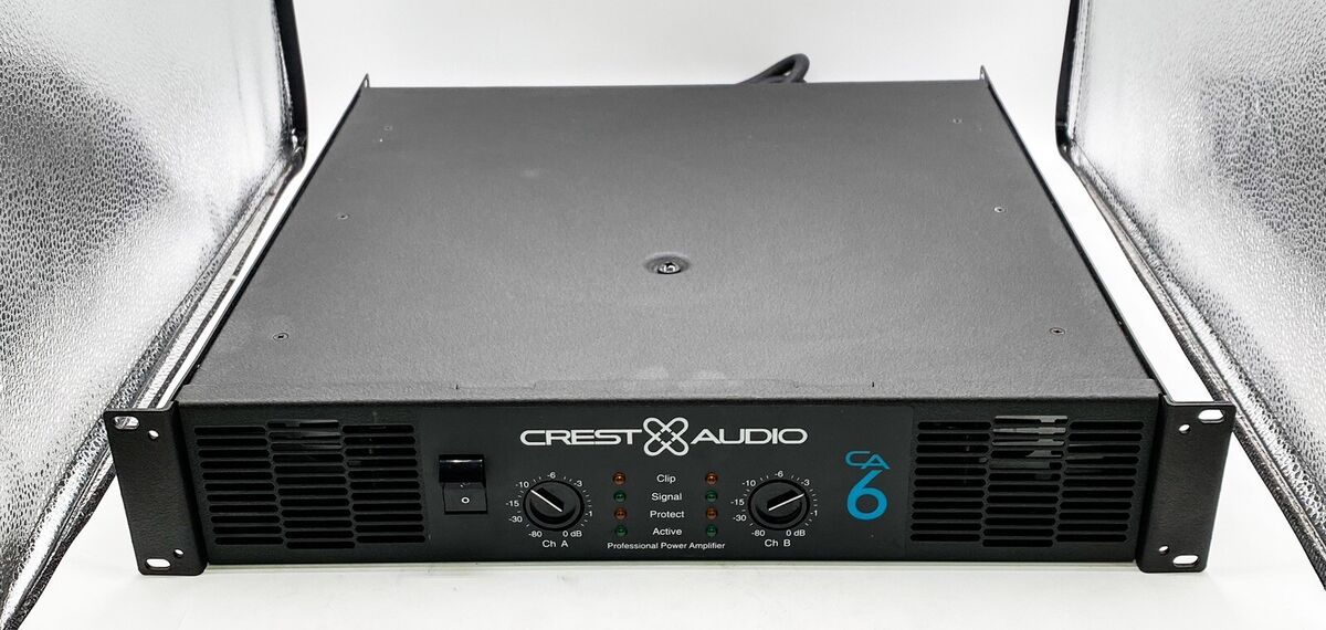 CREST AUDIO CA6 1500W Professional Power Amplifier (Made in CREST AUDIO CA6 1500W Professional Power Amplifier (Made in
