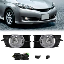 Fog Light Kits LH & RH Side Bumper Lamps w/ Wires For Wish 2009 2010 2011 2012