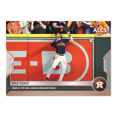 2022 TOPPS NOW #1110 KYLE TUCKER HOUSTON ASTROS GRAB AT THE WALL