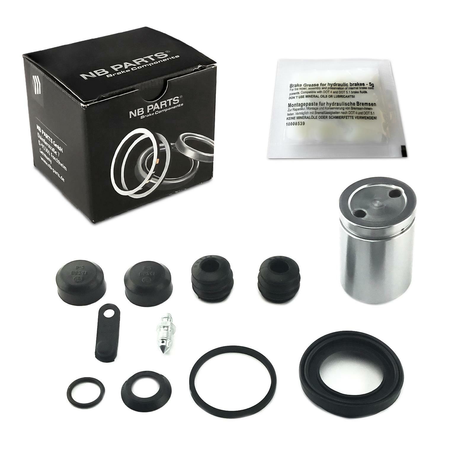 Brake Caliper Repair Kit + Piston Rear 46mm for Nissan Cabstar F24M NT400
