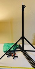 Heysliy Green Screen Backdrop Stand Kit 6.5x9.8ft 6.5x6.5ft Streaming Video