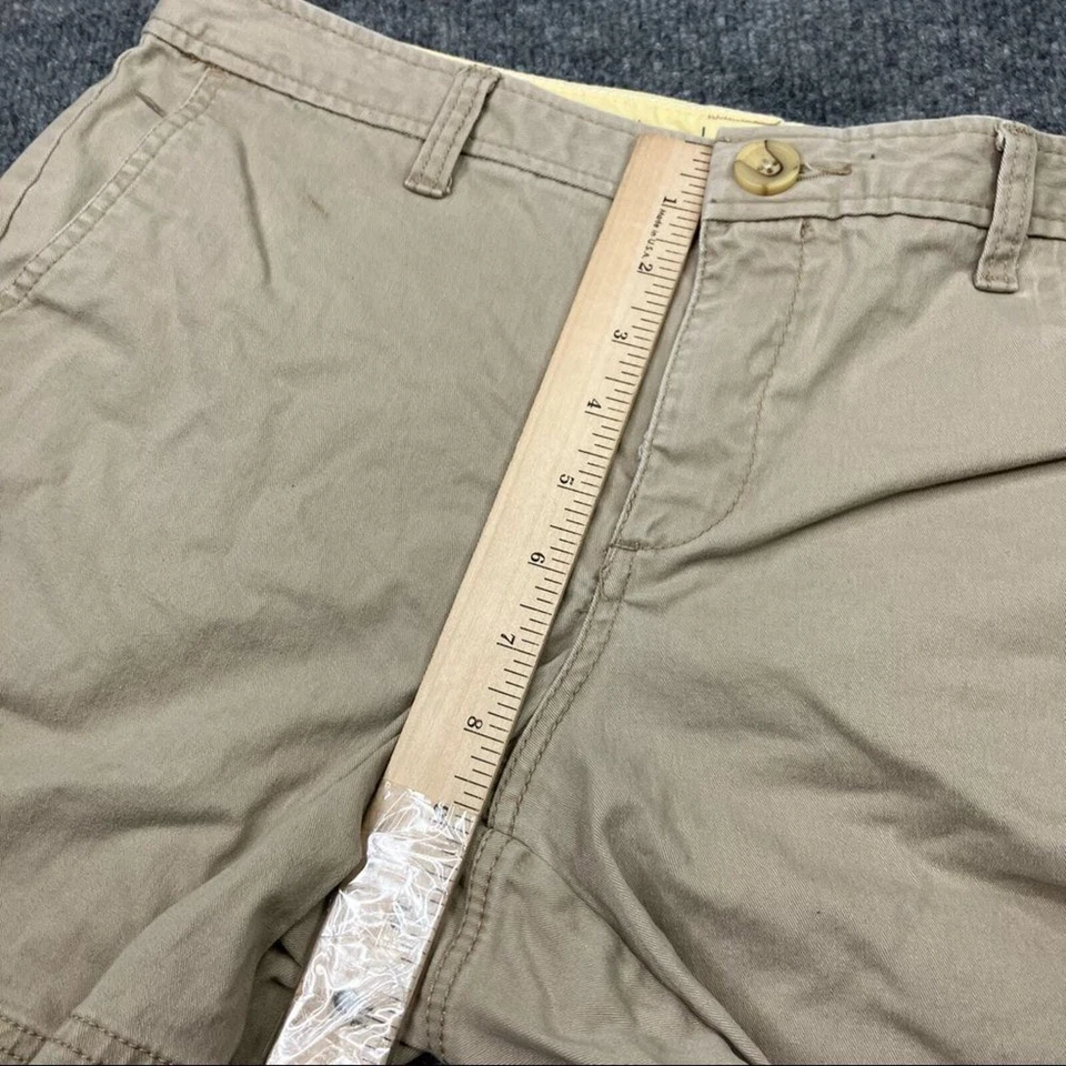 Pantalones Cortos Dockers Para Mujer Talla 10 Tostado Crema Informales Todos los Días Frente Plano Chino Foto 3 de 4