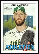 2016 Topps Heritage John Axford #383 Oakland Athletics