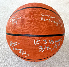 JACK GOHLKE TREY TOWNSEND signed Basketball JSA Oakland Golden Grizzles ball