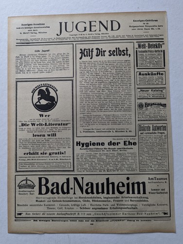 JUGEND 1918 Einzelverkauf div. Werbung Anzeigen Reklame Abb. und weitere (W18G) - Picture 27 of 31