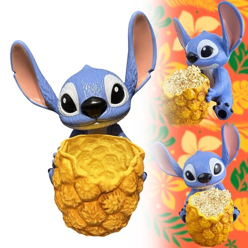 NEW Lilo & Stitch Movie 2025 Stitch W/Pineapple Popcorn Bucket - Picture 2 of 9