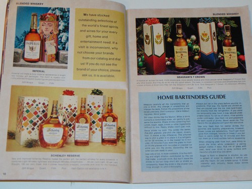 BUFFALO 1973 LIQUOR & WINE GIFT GUIDE/CATALOG/WHISKEY/GIN/VODKA/RECIPES/CALENDAR - Picture 6 of 12