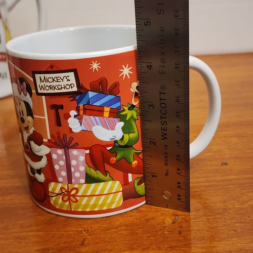 Mickey Mouse & Gang Christmas Coffee Mug Cup Walt Disney Mickey's Workshop NEW - Picture 7 of 8