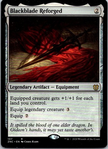Magic the Gathering Blackblade Reforged Zendikar Rising Commander MTG