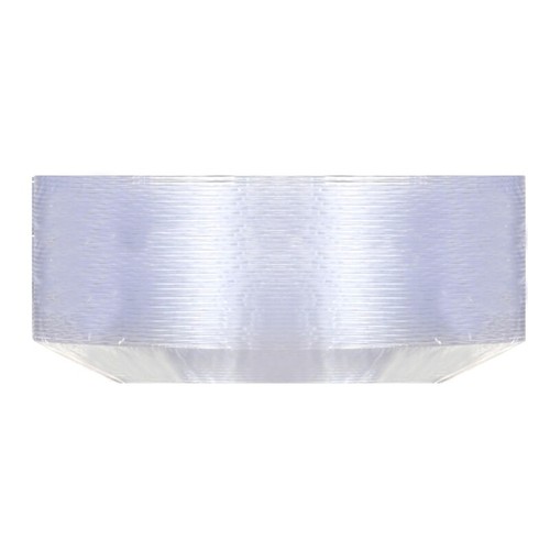 Heavy Duty Disposable Plastic Plates 10 Inch Clear 20 Count Party Tableware New - Picture 6 of 11