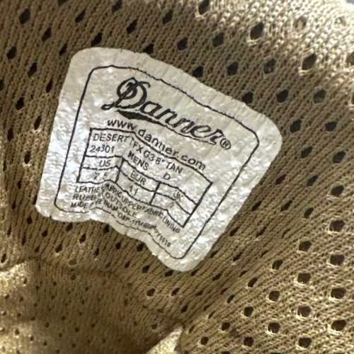 Danner Men's 8" Leather/Nylon Desert TFX G3 Coyote Brown Size 7.5 D - Picture 11 of 12