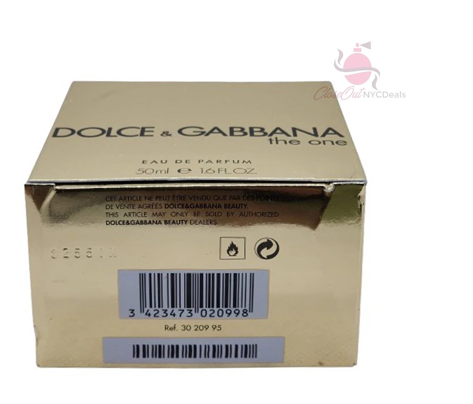 Туалетная вода духи для женщин The One от Dolce & Gabbana 1,6 унции / 50 мл * ПОДЛИННЫЕ* - Изображение 2 из 3