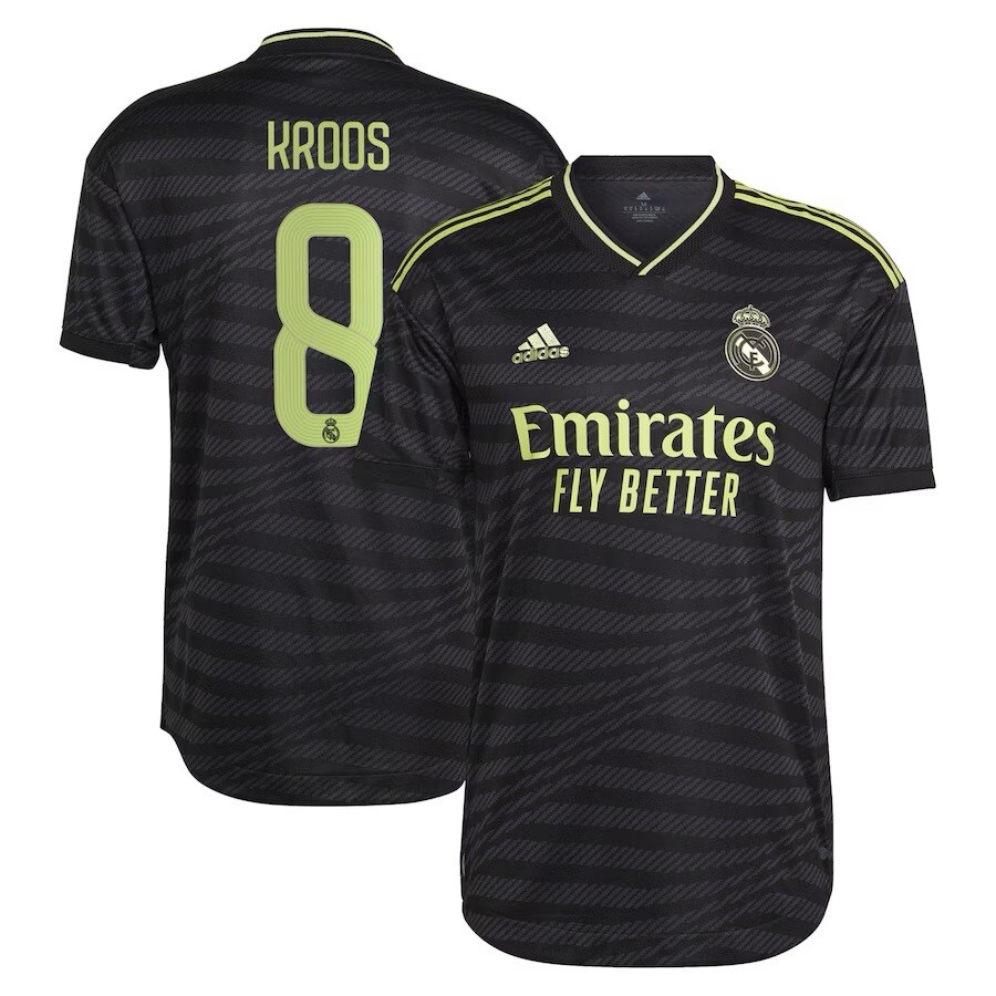 100% Authentic Adidas Toni Kroos Real Madrid 22/23 Third Jersey