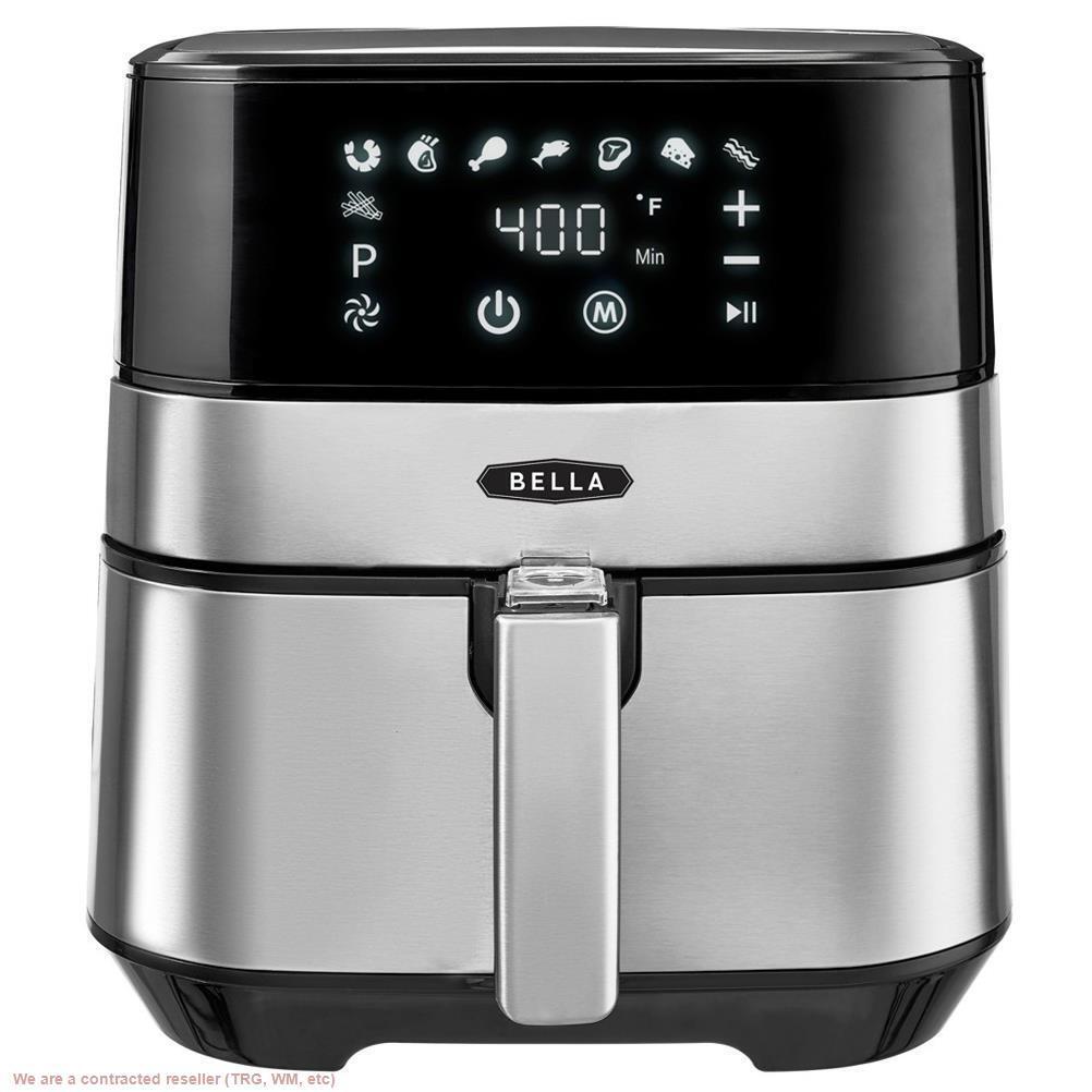 Цифровая воздушно-конвекционная фритюрница BELLA 5.3qt из нержавеющей стали
