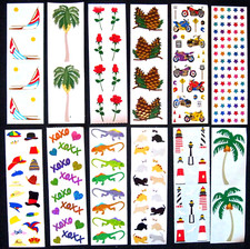 Mrs Grossman -Twelve Full 2x6 inch Vintage Sticker Lot