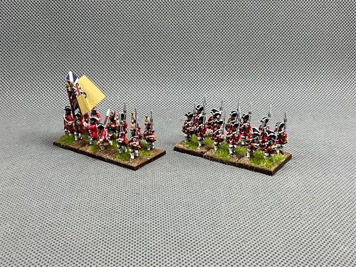15mm SYW Sette Anni Guerra Dipinto Britannico 27° Piede BA33 - Foto 5 di 11
