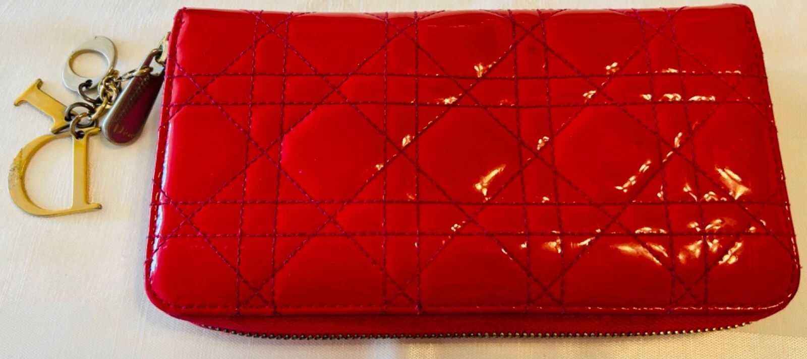 Portefeuilles Christian Dior authentiques émail [d'occasion]
