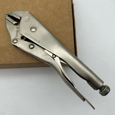Craftsman 9 Straight Jaw Locking Pliers Vice Grip 9- 45341 Made Usa Good Shape