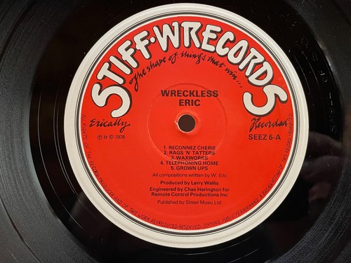 WRECKLESS ERIC : Wreckless Eric : ORIGINAL 1978 UK STIFF LP - : PUNK - Picture 6 of 8