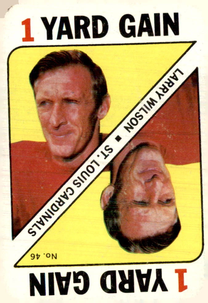 1971 Topps #46 Larry Wilson Game Inserts