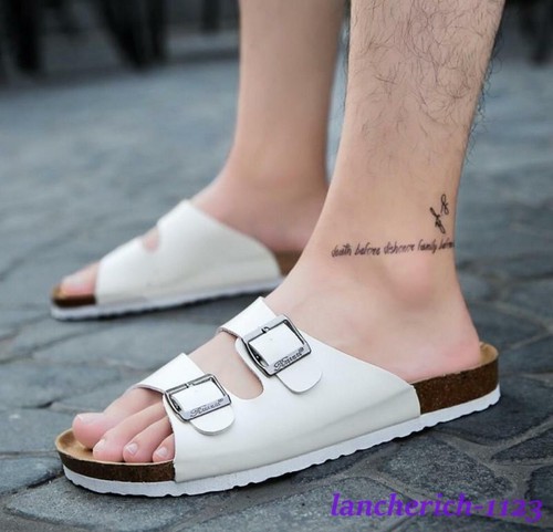 Unisex Men's Beach Cork Slippers Shoes 