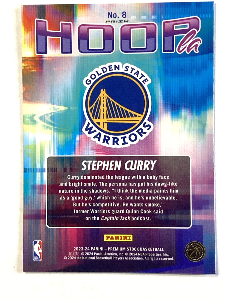 2023-24 Panini Premium Stock Stephen Curry Hoopla Silver