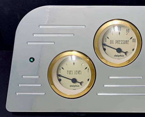 1966 GMC Truck 6 Gauge Dash Panel Insert Set Billet Aluminum PC - Picture 2 of 9